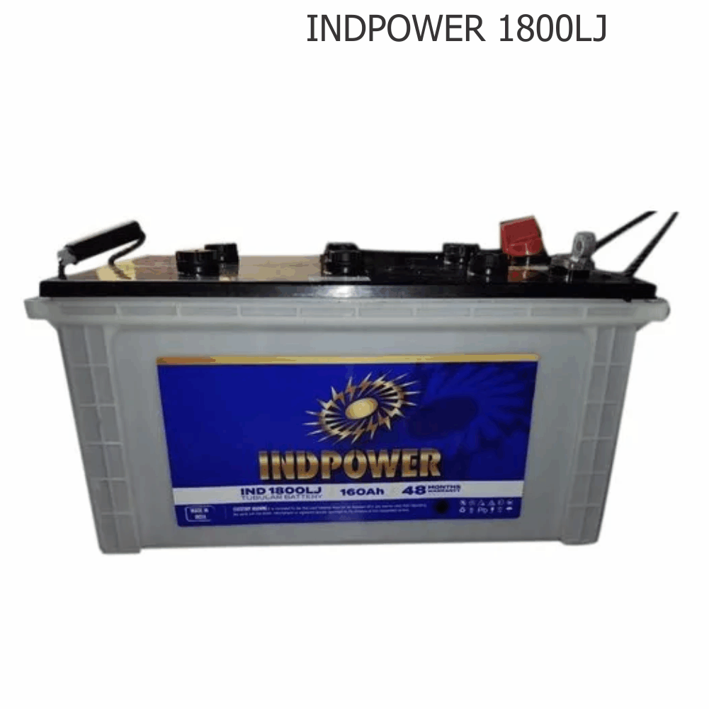INDPOWER 160 Ah Capacity 24 Months warranty Jumbo Tubular Inverter Battery